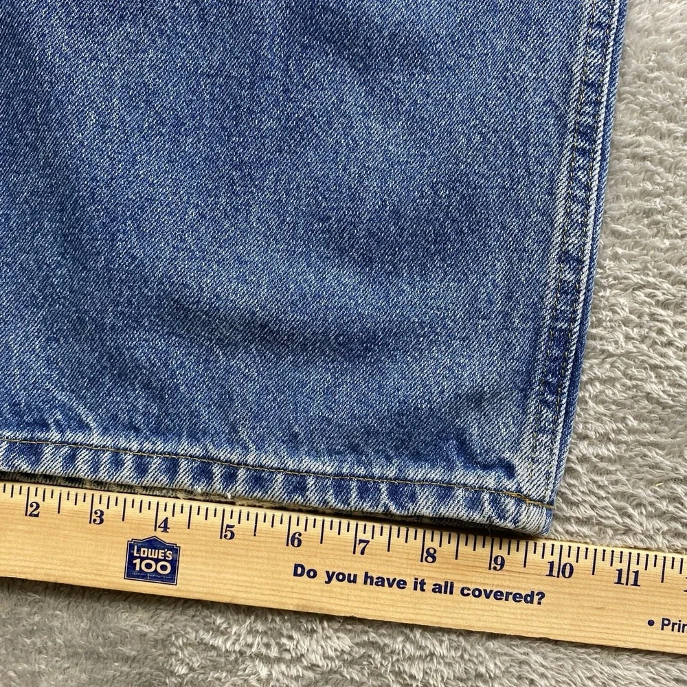 Carhartt Jeans Men 49x30 Blue Denim Big&Tall Straight Workwear Grunge VTG No Tag